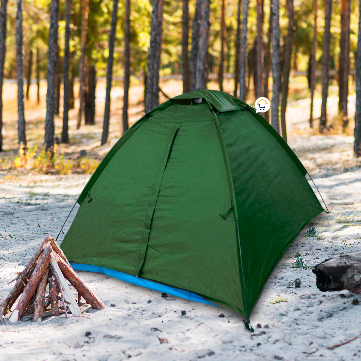 Miniatura 2 de Carpa Camping Semi  2 Persona DC1397